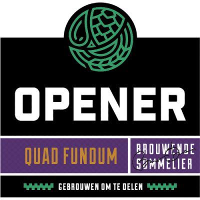 Opener Bierbrouwerij Quad Fundum Opener Bierbrouwerij Quad Fundum